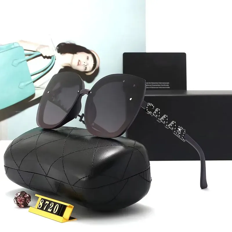 Unisex Tasarımcı Güneş Gözlüğü Koruyucu Gözlük Tasarımı Alfabe Sürüş Seyahat Seyahat Alışveriş Plajı Giyim Güneş Gözlükleri Kutu Çok İyi