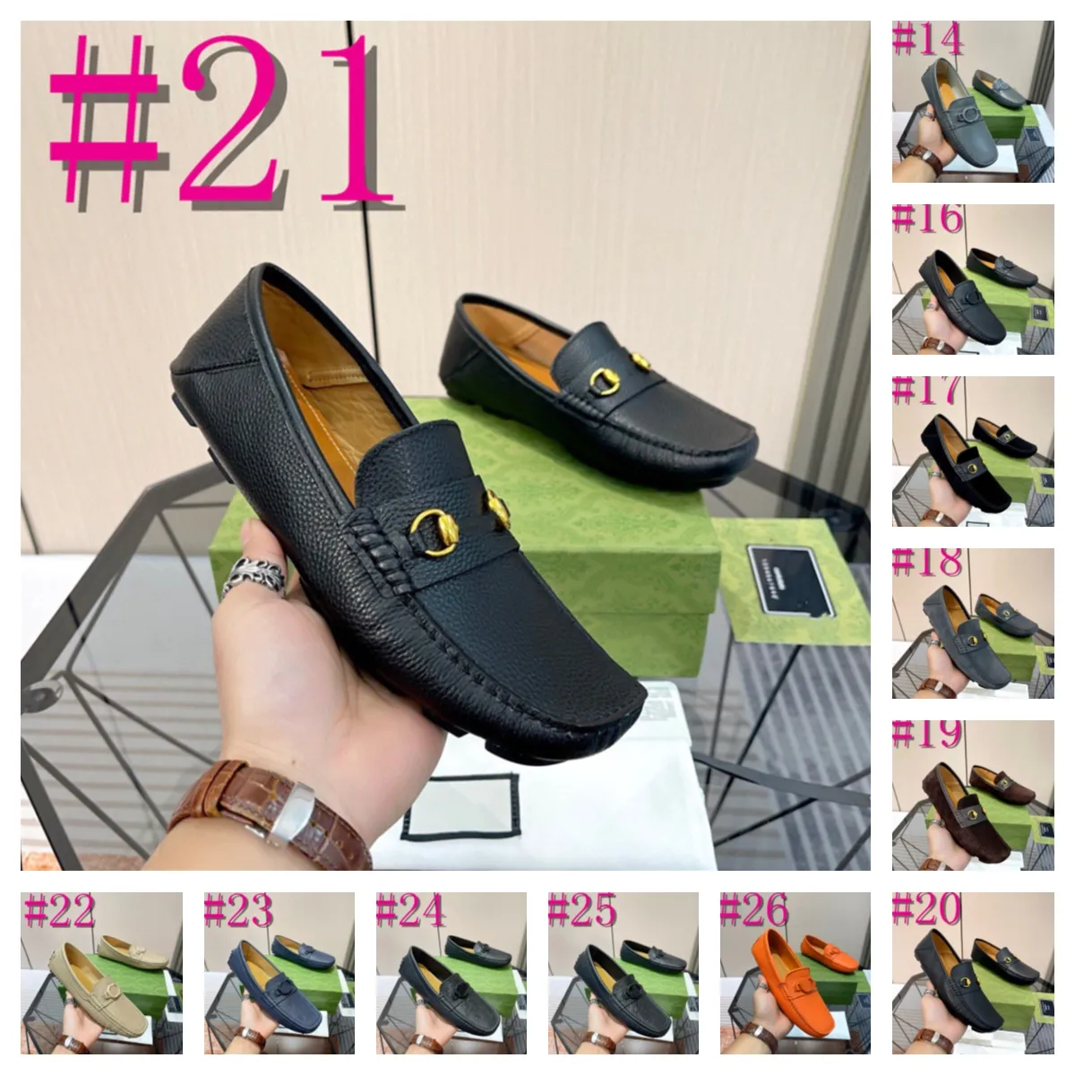 40-Mode Mens Skórzane Mokory mokasyna Poślizg na frędzle weselne buty luksusowe marka szlachetna elegancka sukienka dla mężczyzn Moccasins Big Size 38-46