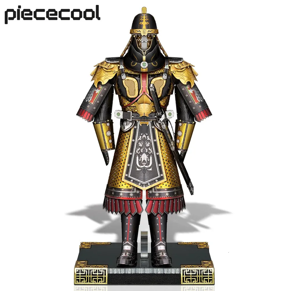 3D -Rätsel stückweise 3D -Helm und Rüstung Set DIY -Spielzeug für Erwachsene Jigsaw Metal Models Kit Weihnachtsgeschenke Home Docor 231219