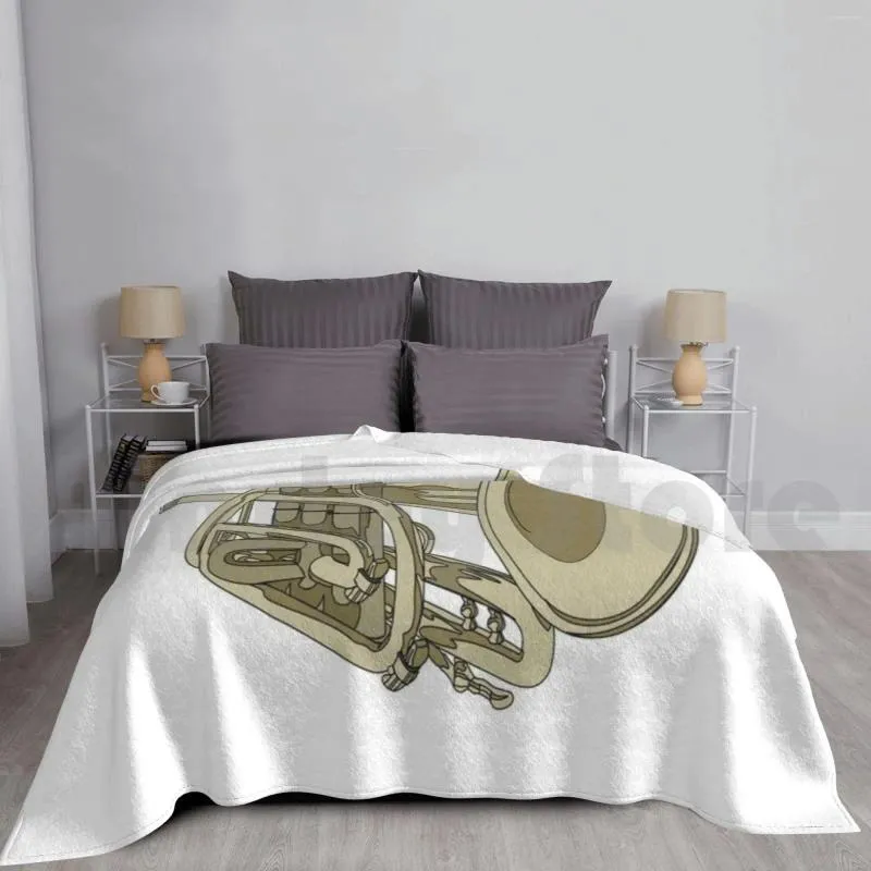 Filtar Musikinstrument Trumpet Filtar Supermjukt varmt ljus Tunn horn mässing Cornet Trumpeter