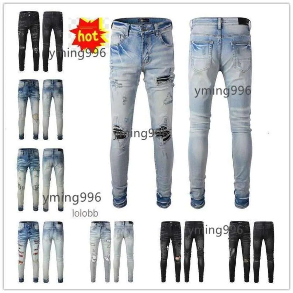 Biker Designer 2024 Mens New Holes Jean Arrivals amiiri amari Luxury amirl Denim Jeans amirlies Trousers am COOLGUY amis Pants Man imiri Clo CO4V