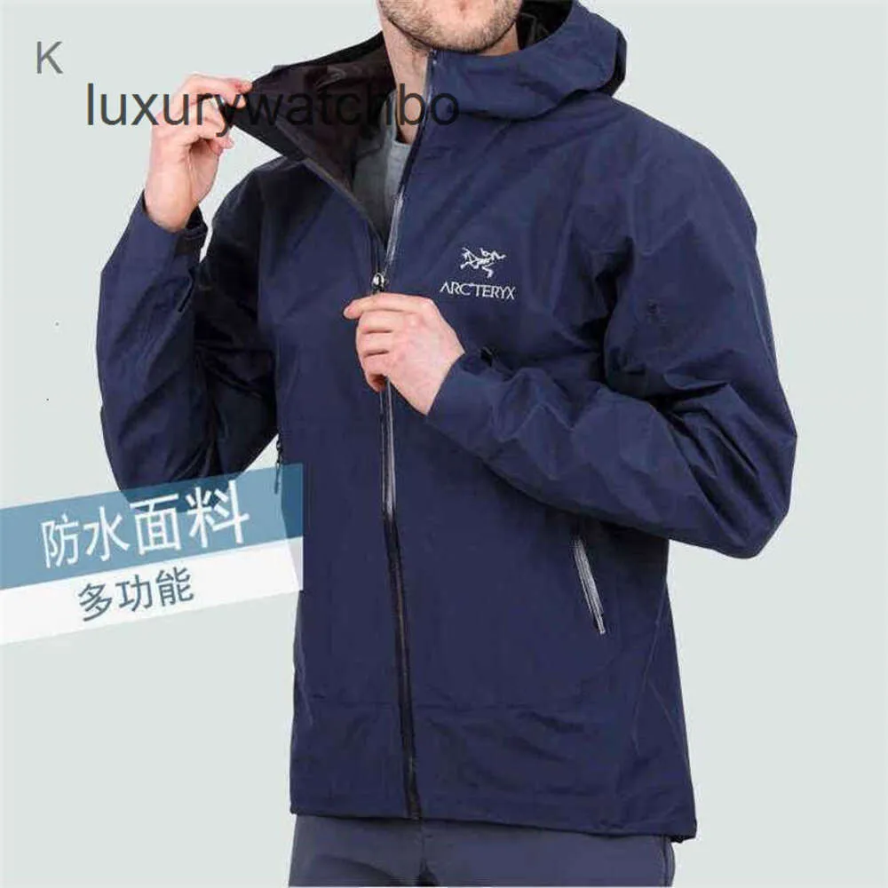 Men's Brand Arc'terys Zeta Men's Jacket Designer Outdoor Coats Hoodies Jacket Rushsuit Sports Waterproof Breathable Hard Shell Coat New 3ZRN