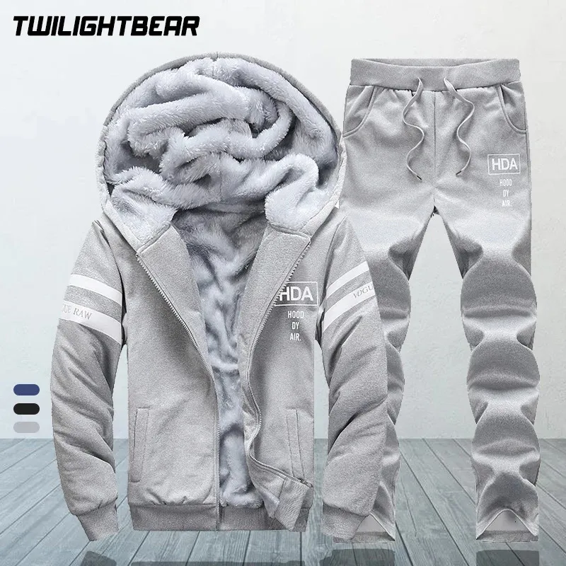 Trechos de inverno Men Sorne Suwer Suached Cappike Fleece Hoodies SweatPant Print Men Men Casual Casual Conjunto H3F208 231220