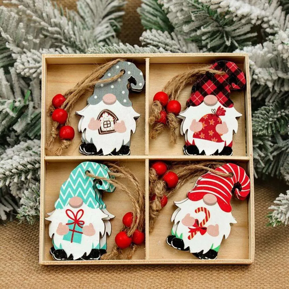 Decorazione Natalizia Da Appendere In Legno Gnomi Artigianali Design Raffinato Albero Natale 2024 Idea Regalo Originale Da 1,45 € | DHgate
