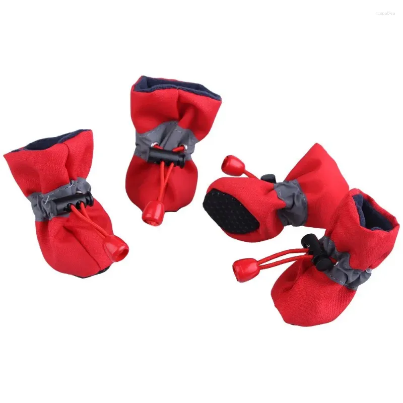 Vêtements de chien anti-dérapant chaussures pour animaux de compagnie hiver pluie bottes de neige chaussures épaisses chaudes pour petits chats chiot chaussettes chaussons sneaker protecteur