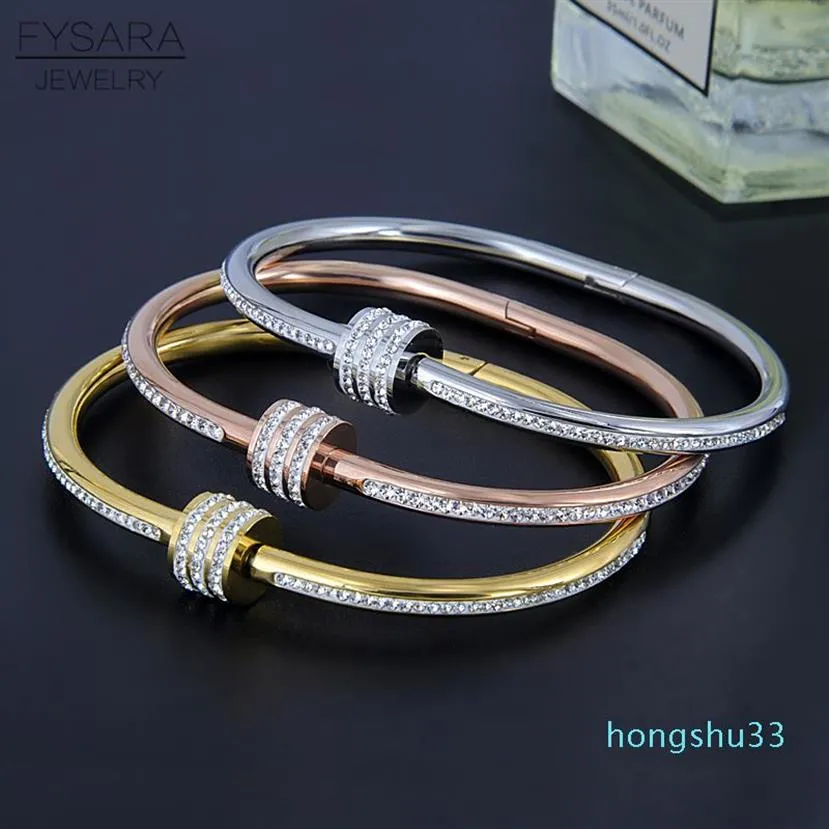 Designer-2020 Luxury Love Screw Bracelets Bangles For Women Fashion Jewelry Cubic Zirconia Full Crystals Pulseiras Charm Jewelry261k