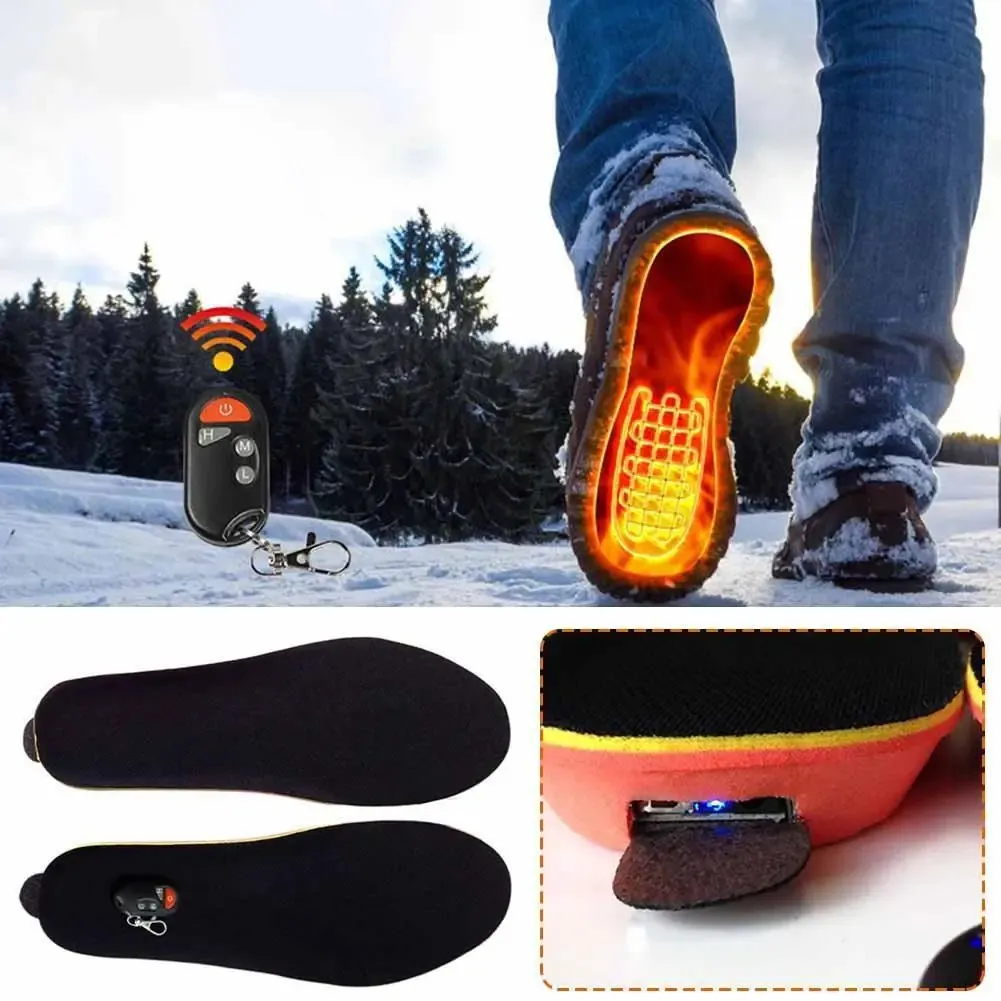Ayakkabı Parçaları Aksesuarları USB Isıtmalı Tabanlıklar Şarj Edilebilir Elektrikli Ayak Isınma Pad Ayakları Isıtıcı Çorap Pad Kış Açık Spor Isıtma Ayakkabı Toyunları 231219
