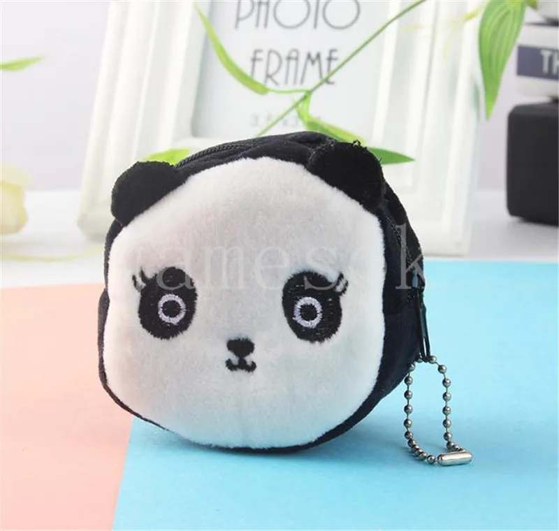 Étudiant portefeuille dessin animé en peluche en trois dimensions Coin Purse Migne Cartoon Coin Purse Key Sac Femmes Portefeuilles Fournitures de fête DF200