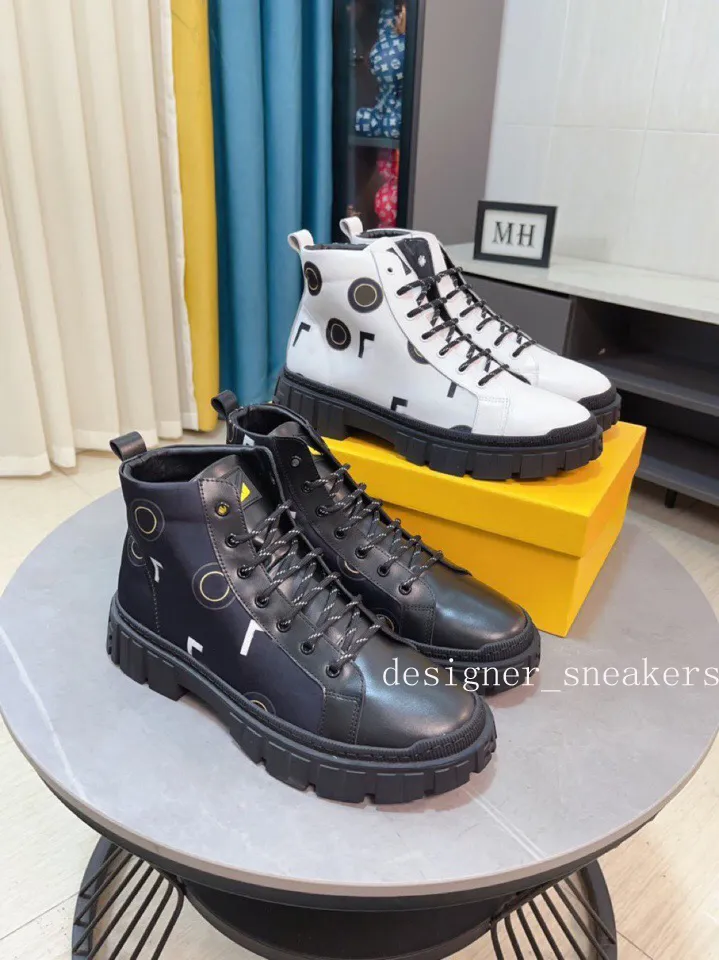 Designer Genuine Leather Martin Boots Stylish Winter Ankle Boots for Men