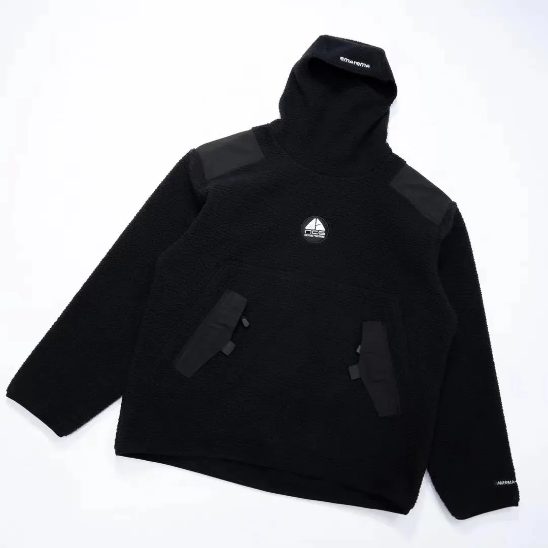 Men's Hoodies Sweatshirts Top Quality Fw22 Week3 Fleece Pullover Long-sleeved Hoodie Jacket Size Eu Size S-XL 231220