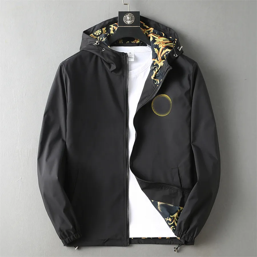 2024 Designer Mens Jacket Spring Autumn Outwear Men hoodies Windbreaker dragkedja Kläd Jackor Can Sport Size M-3XL Herrkläder
