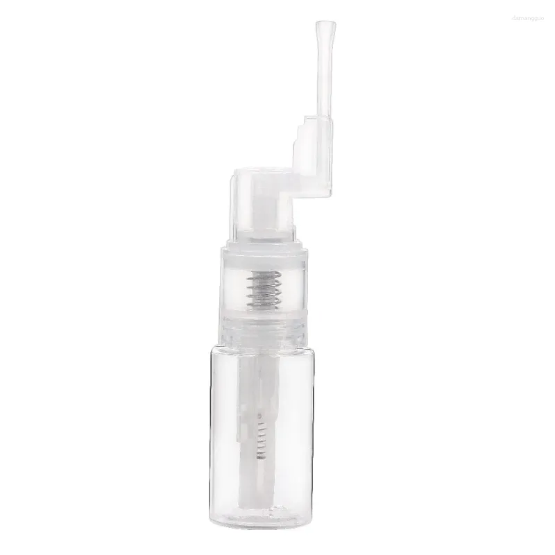 Botellas de almacenamiento de plástico Polvo Bottle Dispenser Oral Spray Accessory