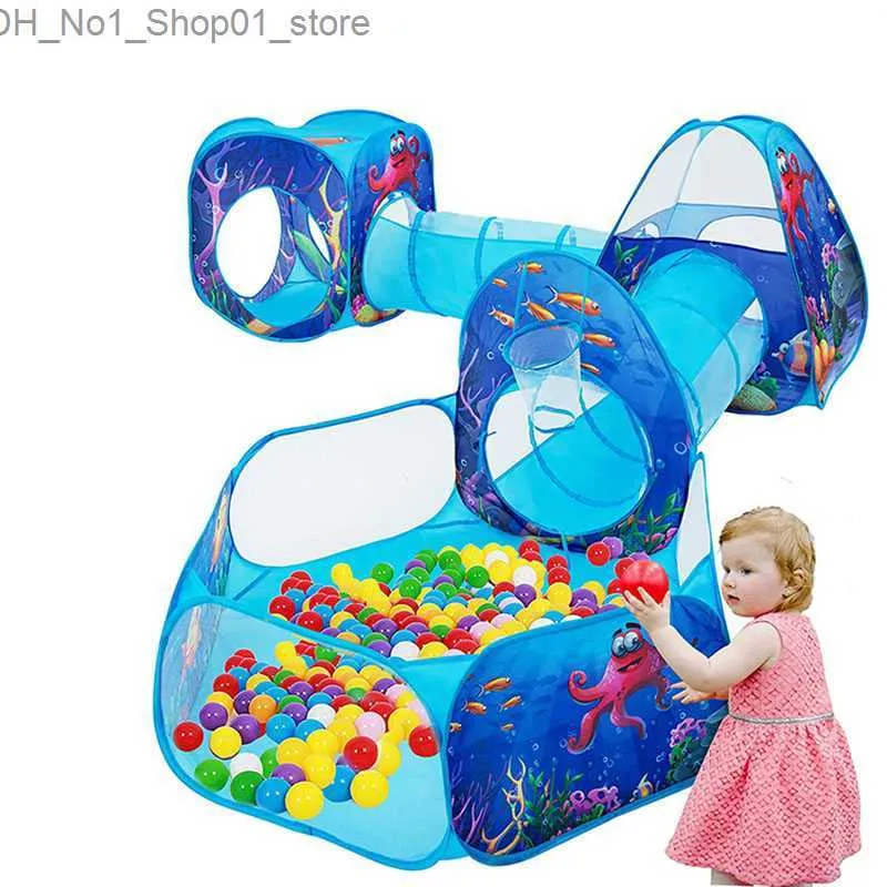 Ball Pit For Toddlers In Pop Up Kids With Tunnel And Ball Pit