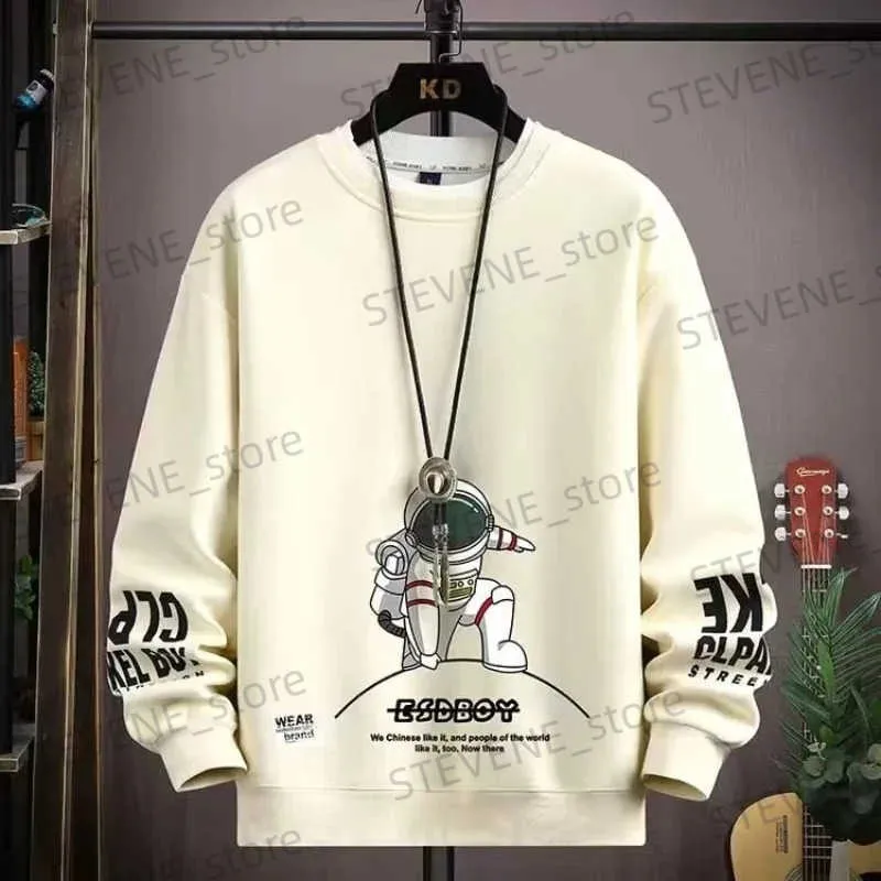 Herrtröjor tröjor våren hösten män kläder hoodies japan mode streetwear långärmad pullover män avslappnad harajuku grafisk tröja män t231220