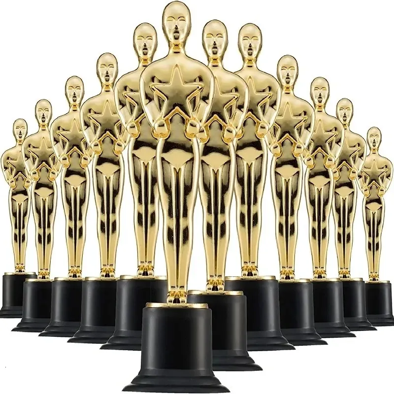 612Pcs Oscar Statuette Mold Reward the Winners Magnificent Trophies in Ceremonies Party Decorations and Appreciation Gifts 231220