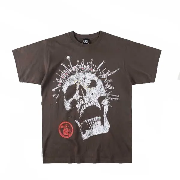Hellstar Treve Designer T camisetas gráficas roupas de roupa de roupas de roupas modernas de tecido lavado com graffiti de letre