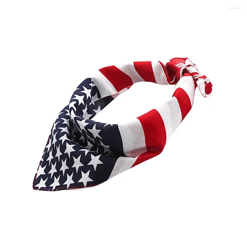 Hundhalsar Pethalsband dekor Klä upp American Flag United States Collar Bib For Celebrity