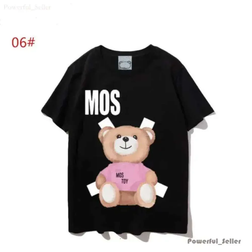 Borsa Moschino T-shirts Femmes Hommes Designers T-shirts Lettre de mode Impression à manches courtes Lady Vêtements décontractés Tops T-shirt Moschinos 4252