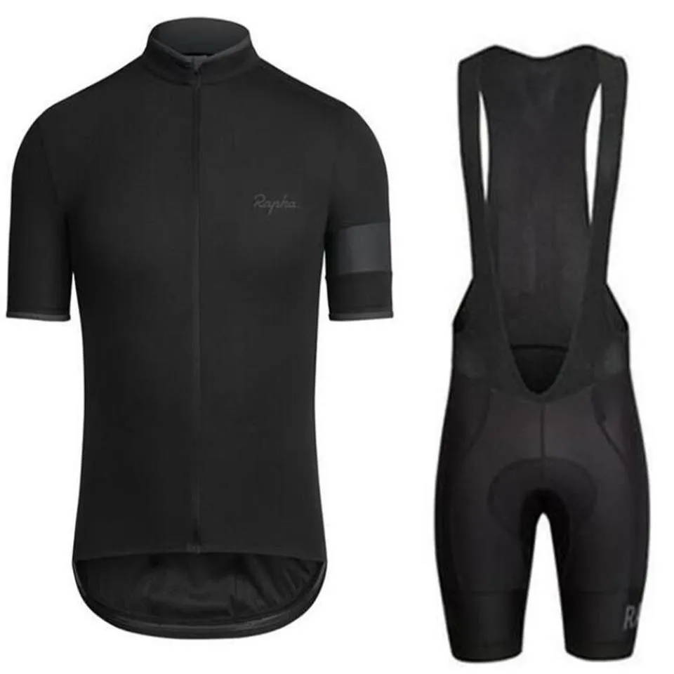 2019 Pro Team Rapha Cycling Jersey Ropa Ciclismo Road Bike Racing Clothing Cykelkläder Summer Kort ärm Ridtröja XXS-4317D