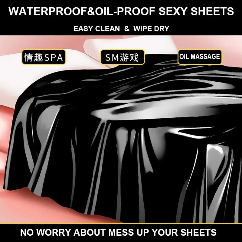 Sex Meubilair SM Waterdicht Oilproof Volwassen Sex Bed Cover Twin Size Voor Paar Spel Flirten Lakens Bondage Natte Olie Spelen sexy Speelgoed Producten 231219