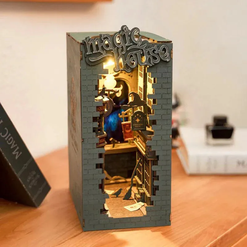 Kit De Casita Miniatura De Madera 3D Con Diseño Sorpresa, Maqueta Tipo Cuento De Hadas Para Armar, Regalo Relajante Y Decorativo Para Adultos Y Adolescentes