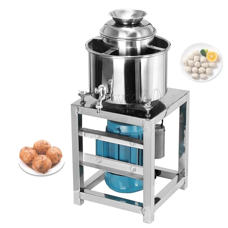 Stainless Steel Meatball Beater Small Commercial 20 Type 1500W Electric Home Fish Balls Multifunctional Beating And Mincer 220V