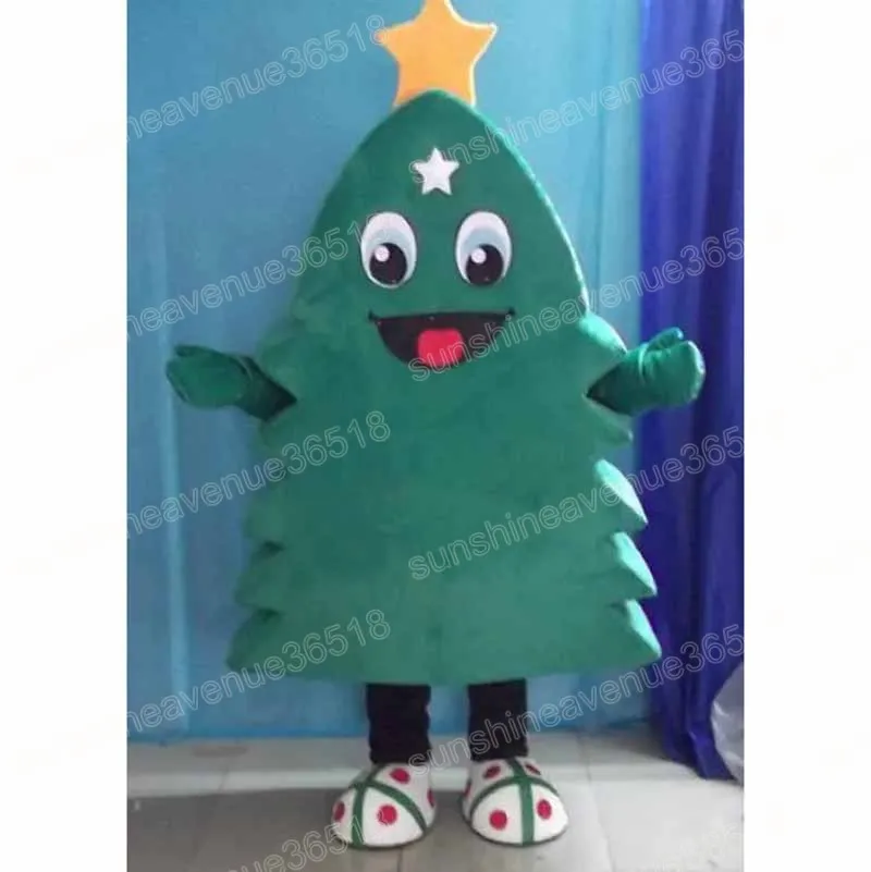 Erwachsene Größe Weihnachtsbaum Maskottchen Kostüm Cartoon Themencharakter Carnival Unisex Halloween Karneval Erwachsene Geburtstagsfeier ausgefallenes Outfit für Männer Frauen