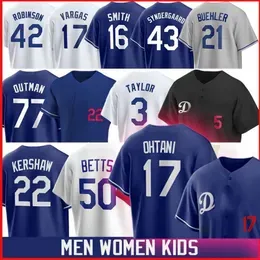 Shohei Ohtani 22 Clayton  Baseball Jerseys Dodgers Mookie Betts Freddie Freeman Martinez Miguel Vargas Noah Syndergaard Chris Taylor