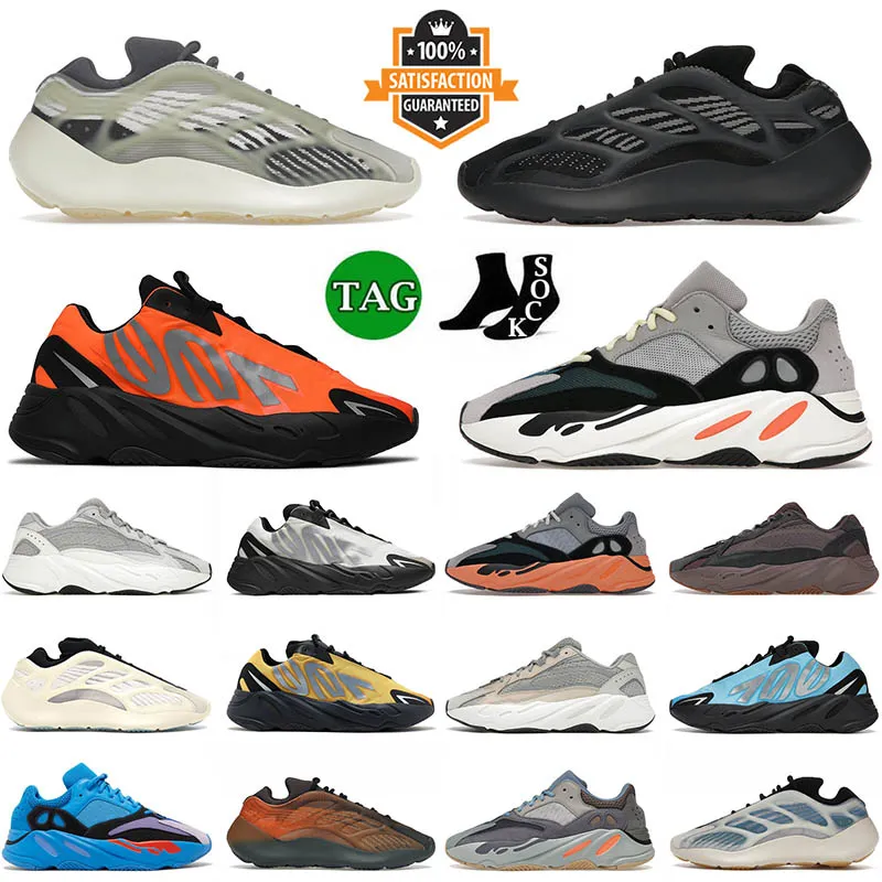 adidas yeezy boost kanye west 700 v2 700 v3 yeezies yeezys shoes 최고급 러닝화 탈색 소금구름 흰색 남성 여성용 이형 운동화 【code ：L】