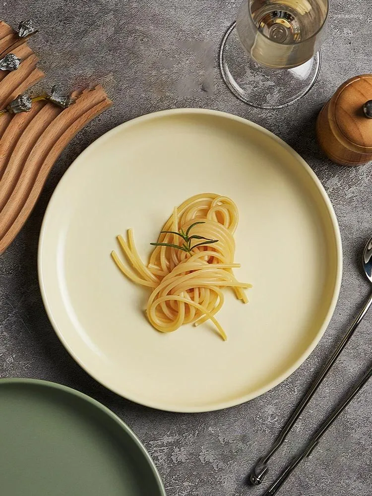 Płytki w stylu nordyckim ceramiczny stek talerz obiadowy talerz kreatywny