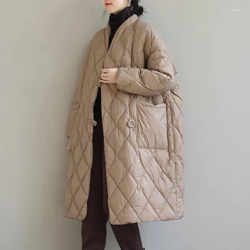 Trench da donna Parkas Solid Otto Singotto Single Singora a maniche lunghe Cappotto Simpuco di tasche Lightweigh