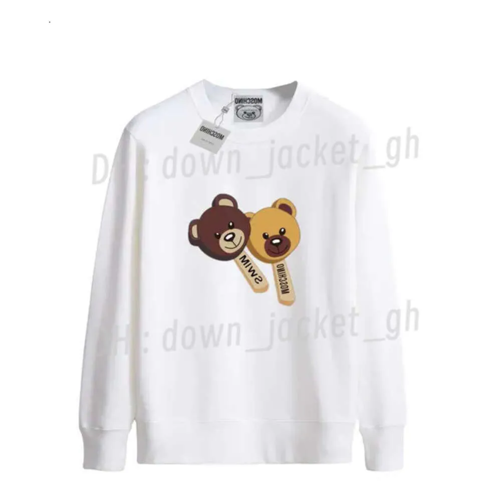 Fashion Brand Moschino Hoodie Mos Bear Printed Men's And Women's Sweaters Sunglasses Bears Couples Celebrities The Same Style 182