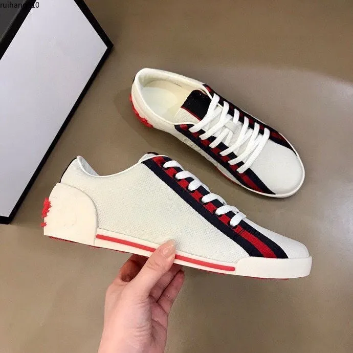 Os mais recentes salemen retro low-top impressão tênis design malha pull-on luxo senhoras moda respirável sapatos casuais kjyl00001