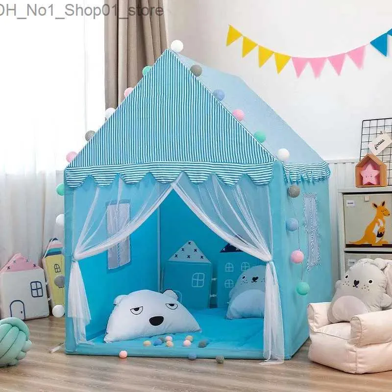Toys Tents Nouveaux enfants Tentes Toys Enfants Play House Boys Girls Castle Indoor Outdoor Play House Pretend Toy Gift Baby Q231220