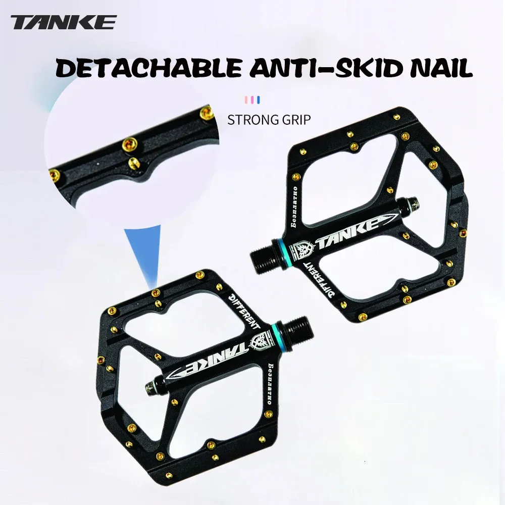 ProHomer Pédales Vélo Route 9/16 Pouces Antidérapantes Scellées - Compatibles VTT, BMX, Vélo Randonnée (Noir)