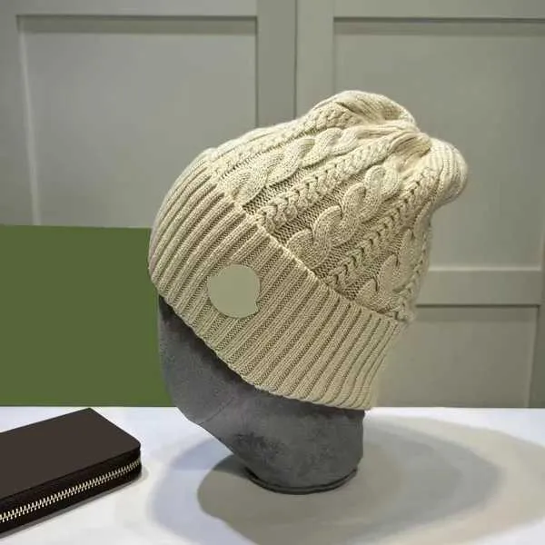 Projektant jesiennej i zimowej czapki Męskie i damskie Hats Casual Hats Prezent Świąteczny Grube ciepłe design dzianina czysta wełna jacquard unisex czapka czaszka fnnk