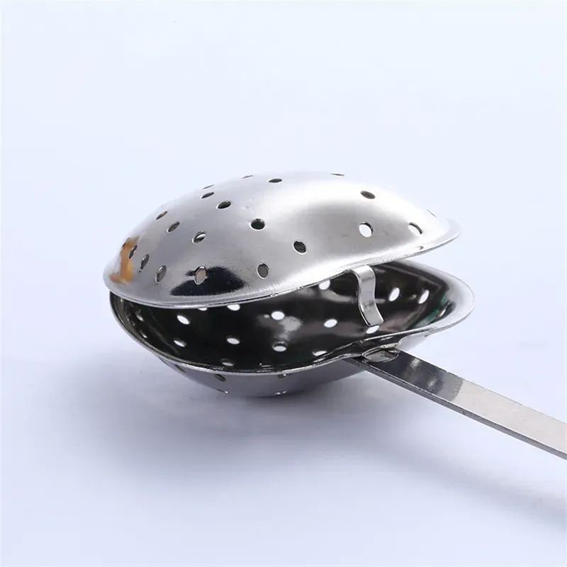Heart Shaped Tea Infuser Stainless Steel Loose Herb Strainer with Long Handle/Chain Coffee & Tea Tools