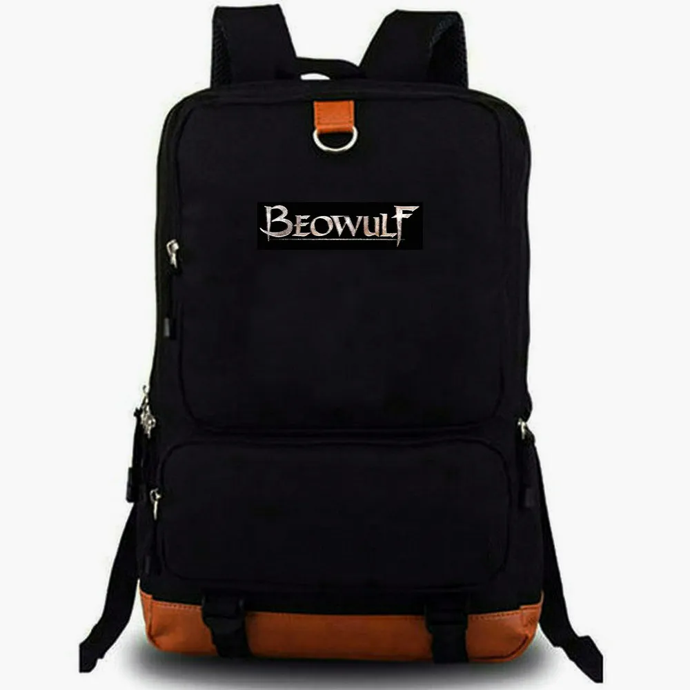 Beowulf Backpack Player Daypack Bee Wolf School Bag Game Print Rucksack Leisure School Bag Baptop Day Pack