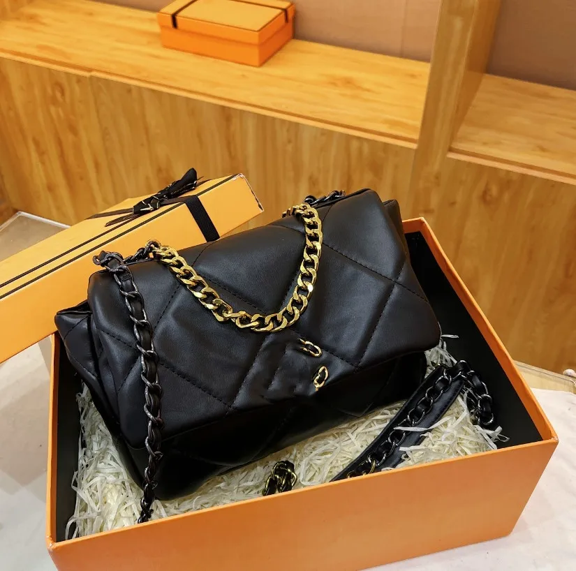 Top Quality Rhombus Square Bag One-Shoulder Crossbody Chain Women's Bag American Classic All-Matching