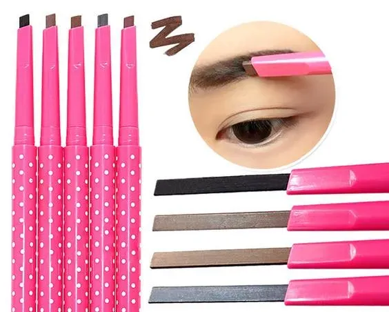Newest Waterproof Twist Up Eyebrow Eyeliner eye brow Liner Pencil Makeup Tool Cosmetic long lasting women gift custom logo