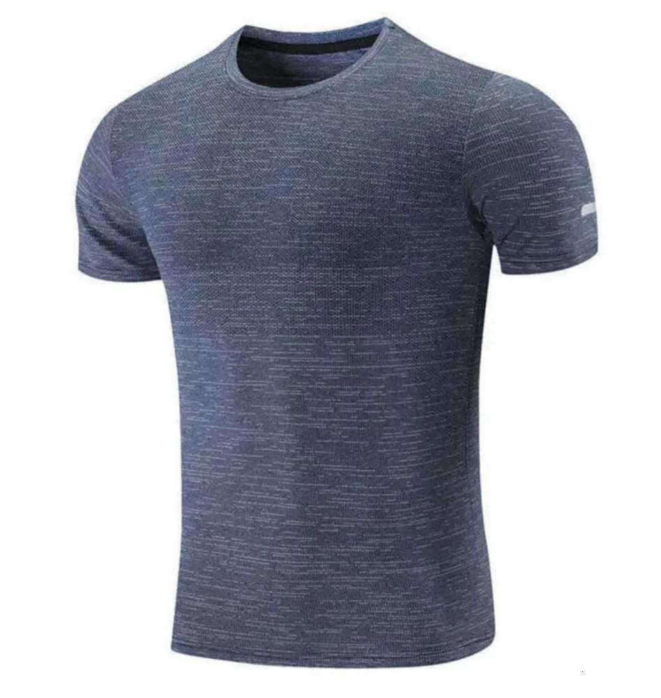 Designer Lulus Lemens Men T Shirt Original Short Sleeve Sportswear Fast Drying Running Clothes Men's Training Fitness New style Summer Top Breathable 7745ESS