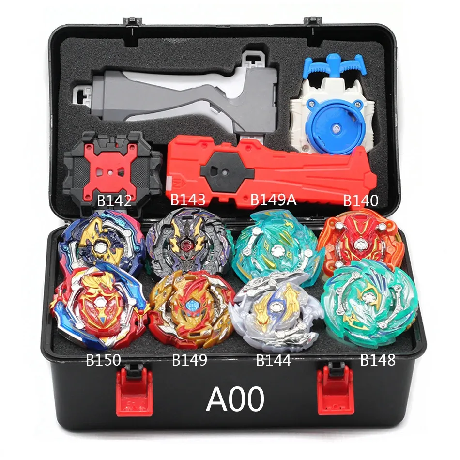 Beyblade Burst Metal Fusion 4D Battling Top Toys: Grip Launcher Box Set ...