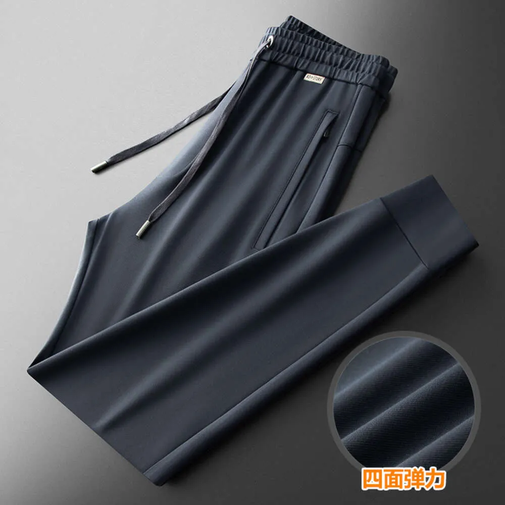 2023 novo produto outono high end calças casuais masculinas tubo reto solto leggings esportivos atacado de calças de outono masculino