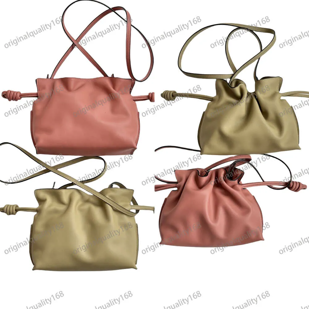 Borsa da flamenco originale europea 22SS Borsa da donna con stampa in pelle Borsa di design con coulisse Marca Borsa per gnocchi carina Borsa a tracolla grande facile Borsa a tracolla elegante Qualità 10A