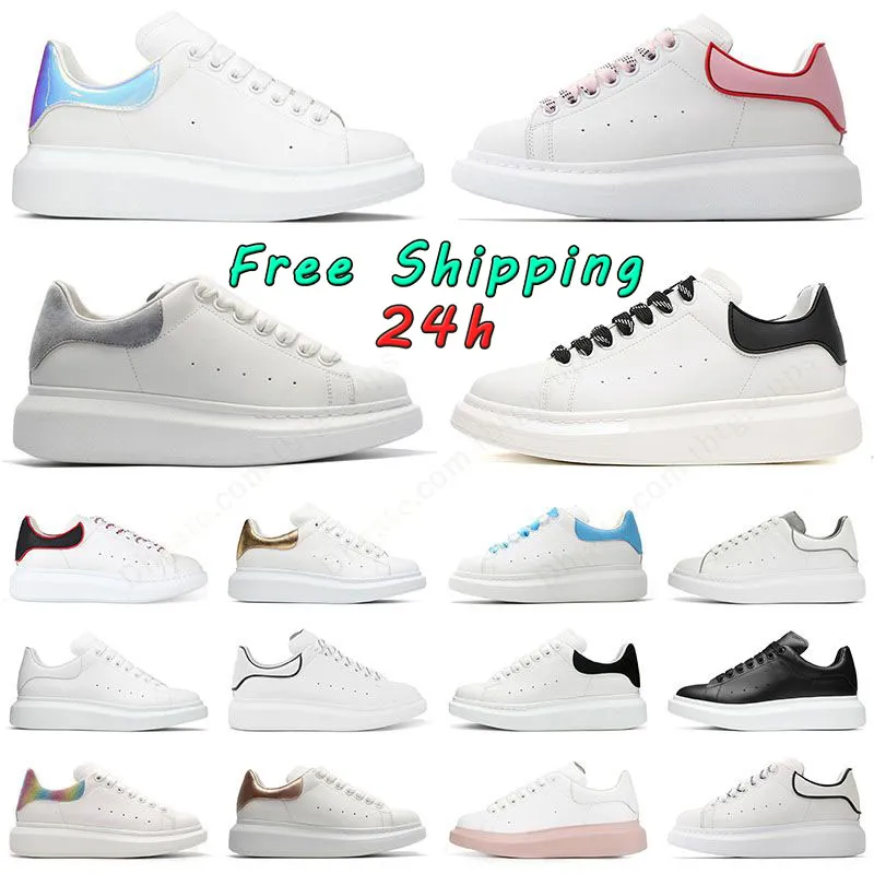 Freeshipping Juventude Mens Mulheres Sapatos Casuais Designer Plataforma Preto e Branco Sapatilhas de Couro Oversized Vintage Bege Vermelho Cinza Rosa Lazy Cadarços Sem Gravata Treinadores