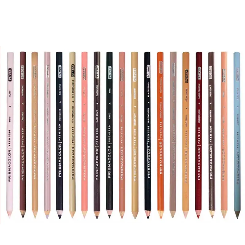 Crayon 12pcs Prismacolor Lápis de desenho Conjunto de lápis de coloração colorido Colores Conjuntos de arte profissional para artista 231219