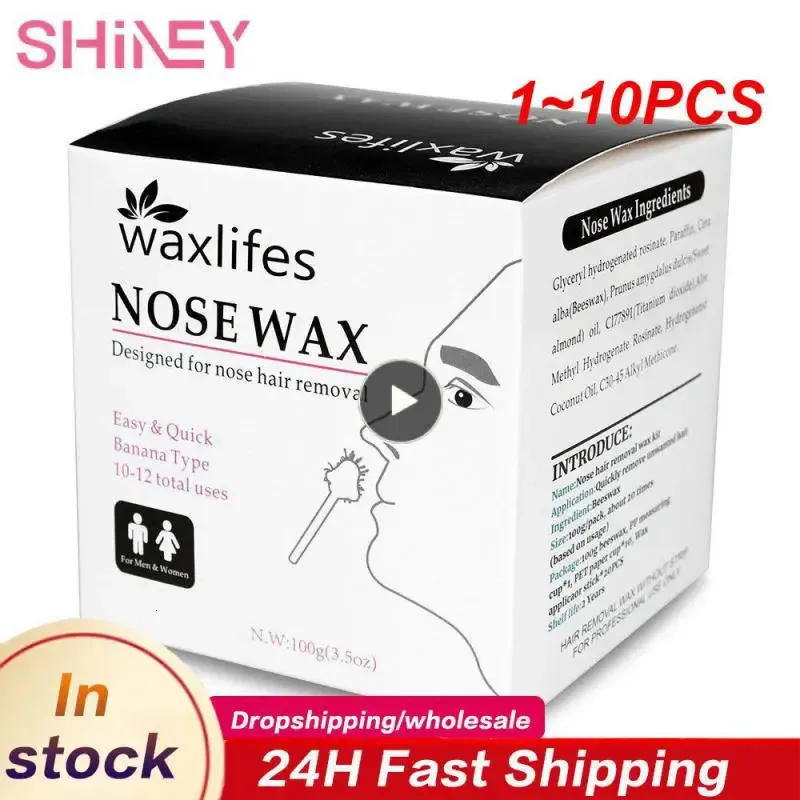 Nose Wax Kit for Men Women, Nose Hair Removal Ear Hair Waxing Kit