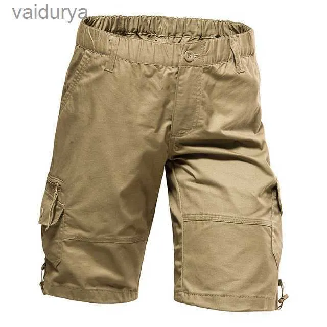 Mens Shorts Summer Mens Cargo Shorts Bermuda Cotton High Quality