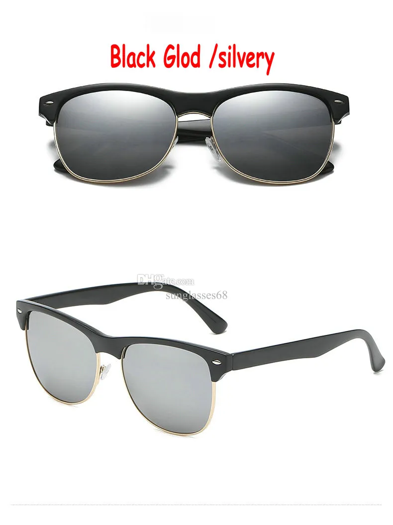 Мужские солнцезащитные очки Rayes Banes Классические женские солнцезащитные очки в стиле ретро Роскошные дизайнерские очки Ray Metal Frame Дизайнерские солнцезащитные очки для женщин ML 4175 с тканью для чистки коробки