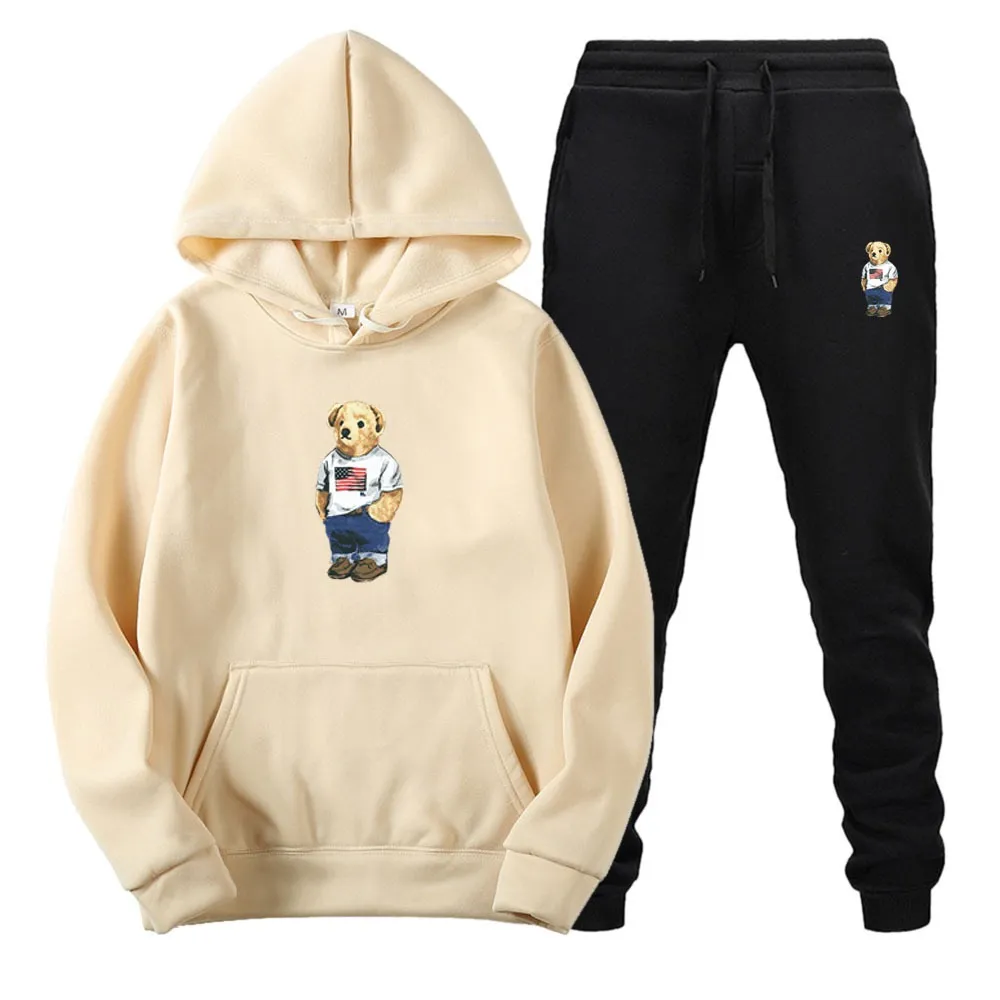 Mejor Precio En A Granel Homme POLO Survetement Designer Vetements Mode Hommes Sports Pantalons De Jogging Manteau Sweat Shirt De Luxe Ensembles Hommes Survetements Casual Sweats A Capuche Veste Femme...